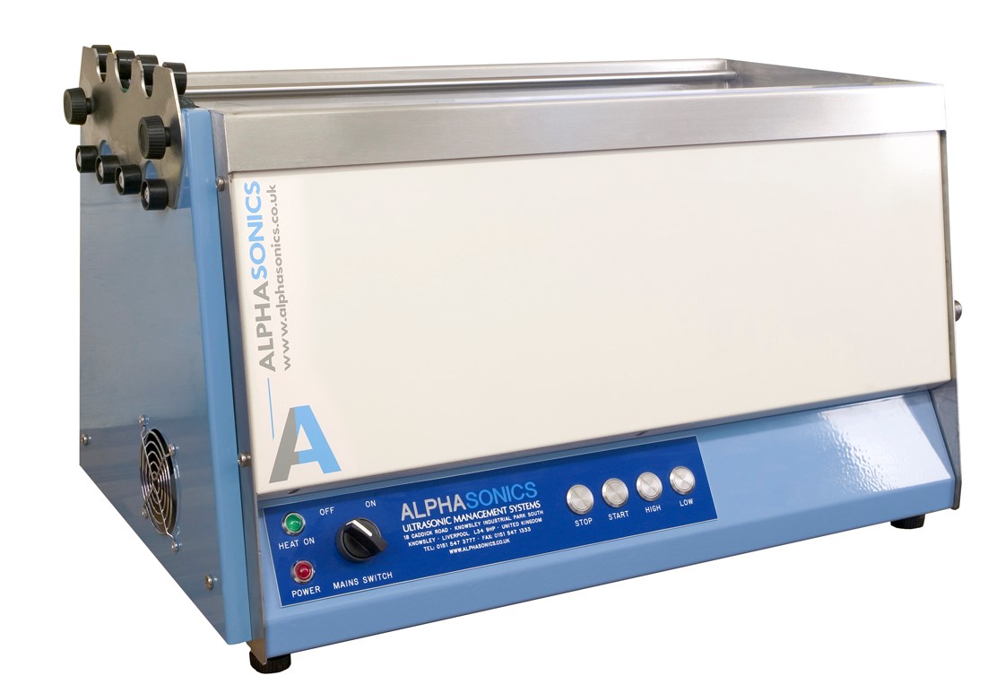 Alphasonics ultrasonic cleaning system